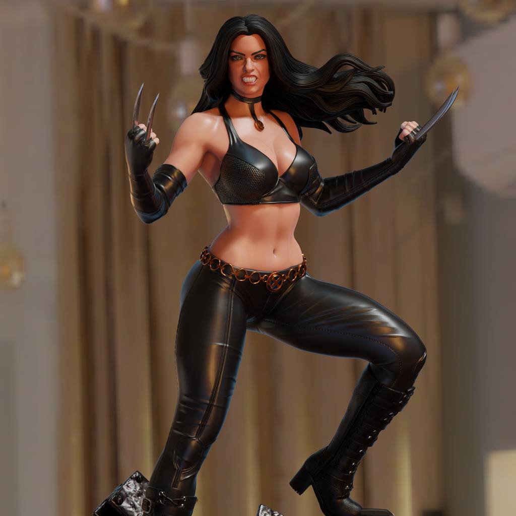 P站图纸印象馆 BrunoArt3D 漫威 劳拉·金尼 BrunoArt3D 漫威 劳拉·金尼