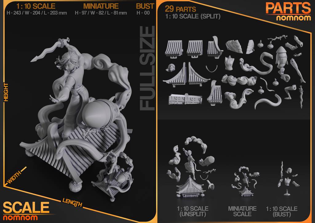 P站图纸印象馆 NomNom 花木兰 NomNom 花木兰