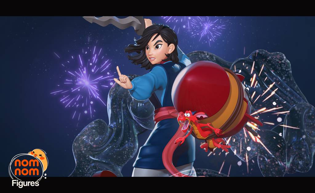 P站图纸印象馆 NomNom 花木兰 NomNom 花木兰