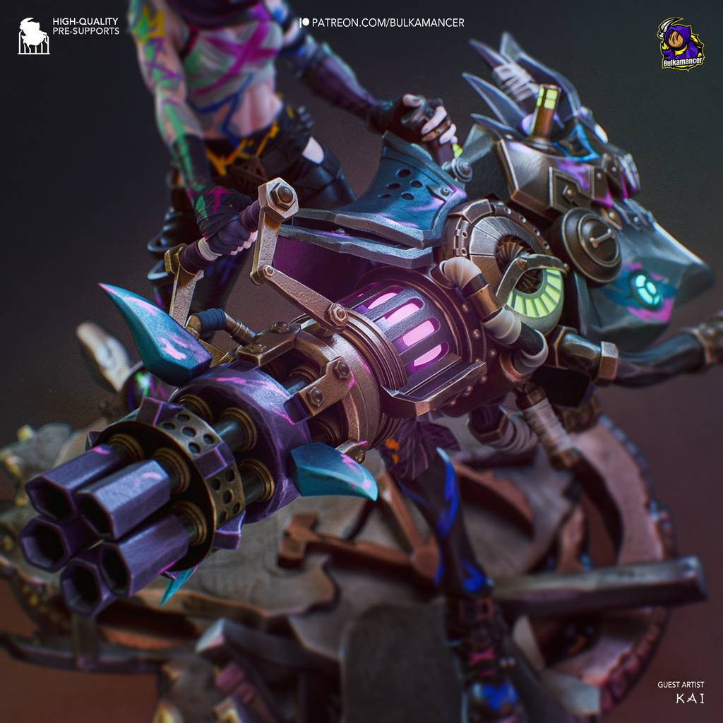 P站图纸印象馆 Bulkamancer 英雄联盟 金克丝 Bulkamancer 英雄联盟 金克丝