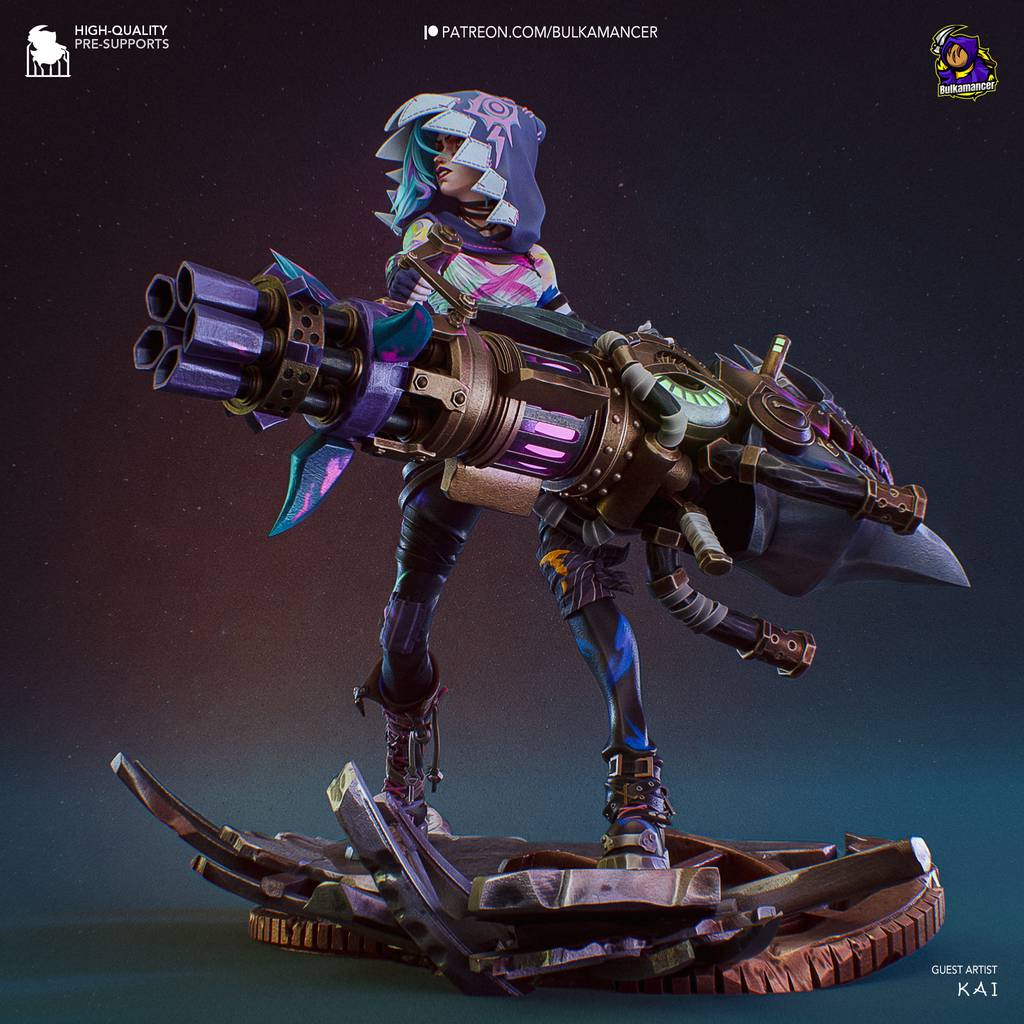 P站图纸印象馆 Bulkamancer 英雄联盟 金克丝 Bulkamancer 英雄联盟 金克丝