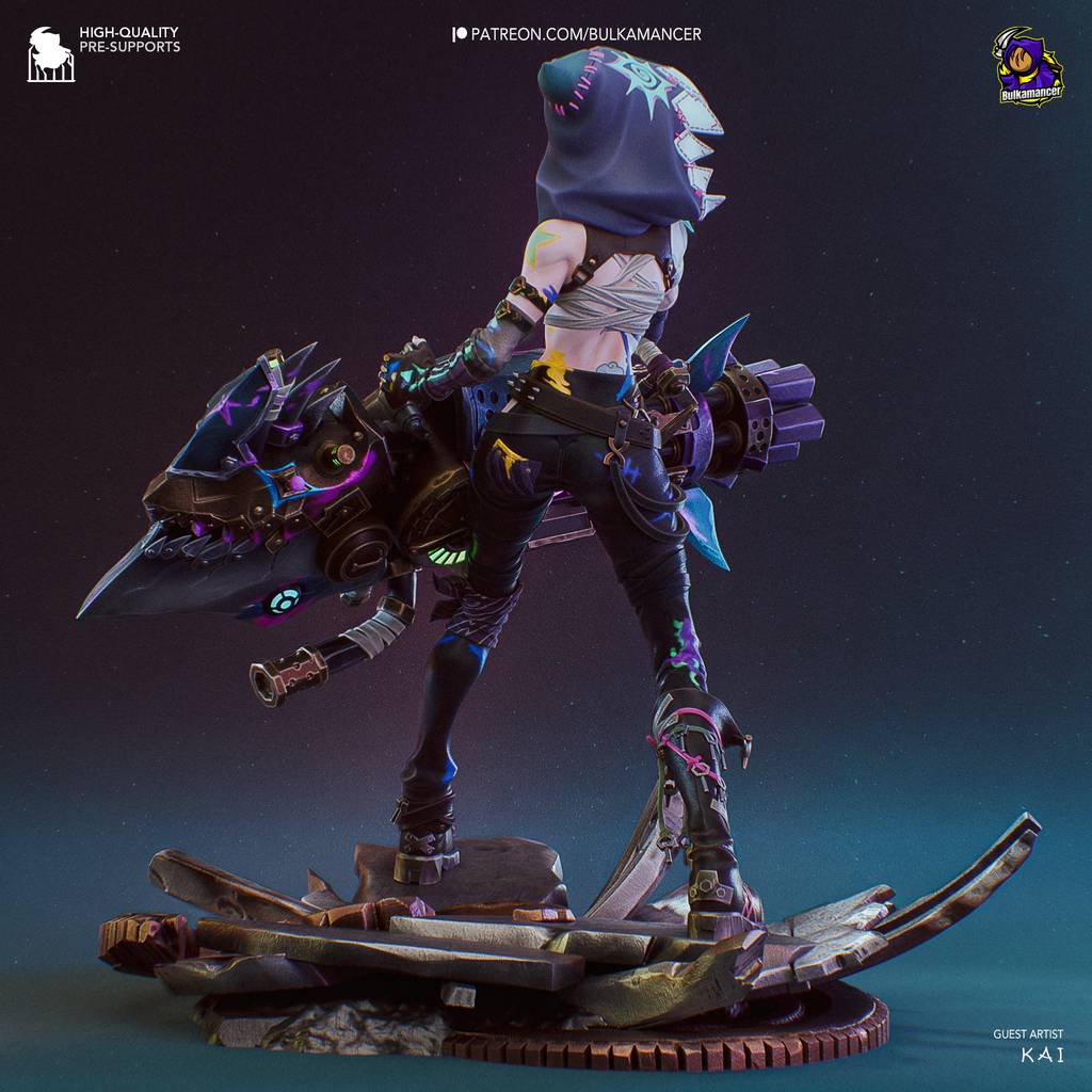 P站图纸印象馆 Bulkamancer 英雄联盟 金克丝 Bulkamancer 英雄联盟 金克丝