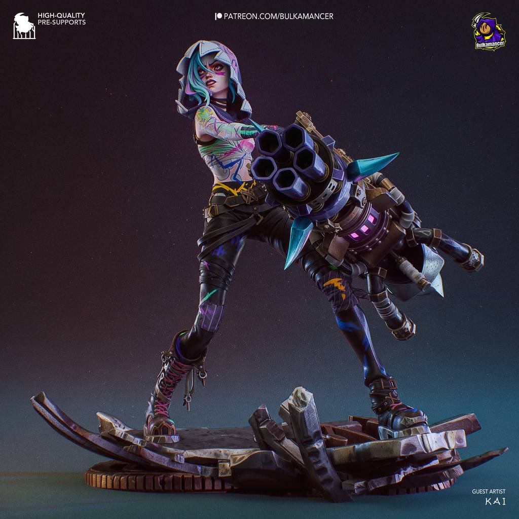 P站图纸印象馆 Bulkamancer 英雄联盟 金克丝 Bulkamancer 英雄联盟 金克丝