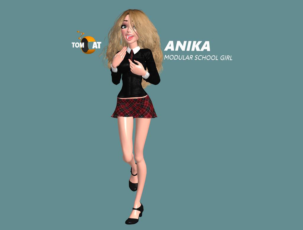 P站图纸印象馆 高校女生安妮卡 高校女生安妮卡