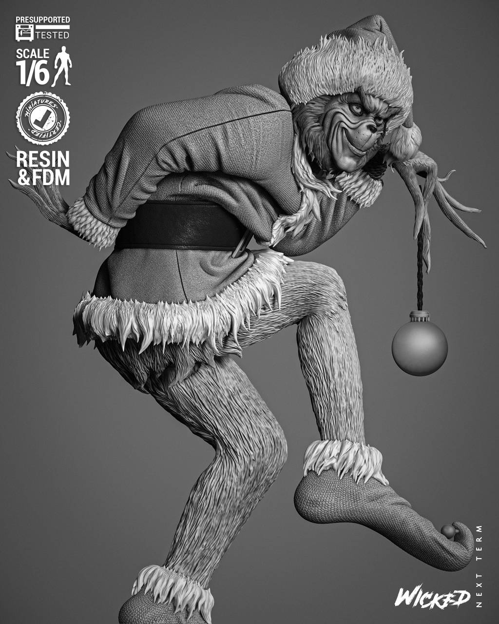 P站图纸印象馆 3DWicked 绿毛怪格林奇、麦克斯和辛迪 3DWicked 绿毛怪格林奇、麦克斯和辛迪