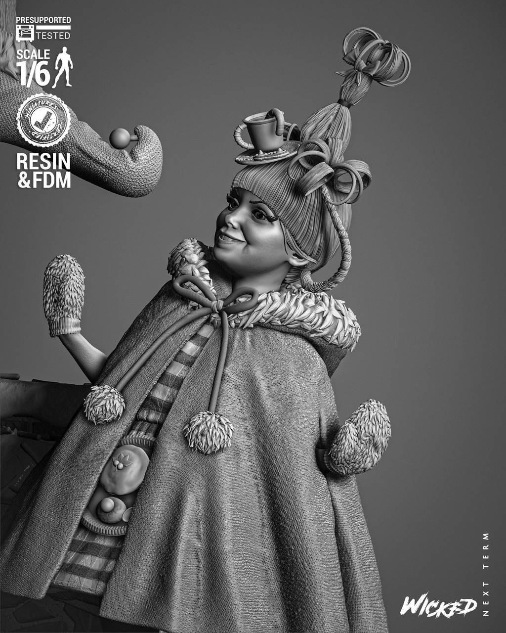 P站图纸印象馆 3DWicked 绿毛怪格林奇、麦克斯和辛迪 3DWicked 绿毛怪格林奇、麦克斯和辛迪