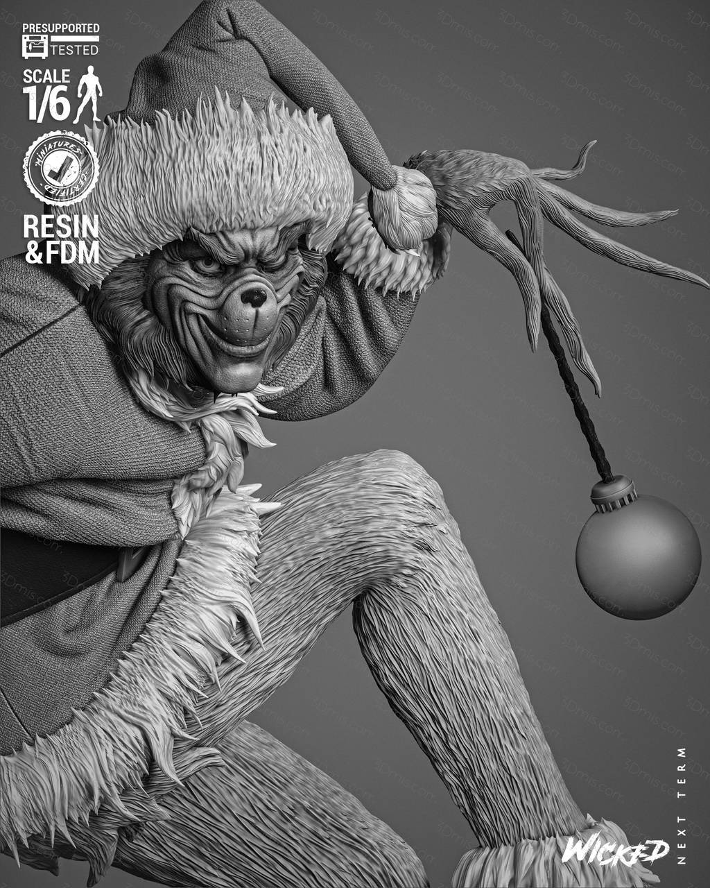 3DWicked 绿毛怪格林奇