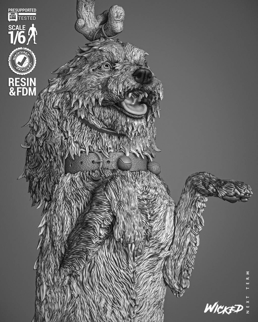 P站图纸印象馆 3DWicked 绿毛怪格林奇 麦克斯 3DWicked 绿毛怪格林奇 麦克斯