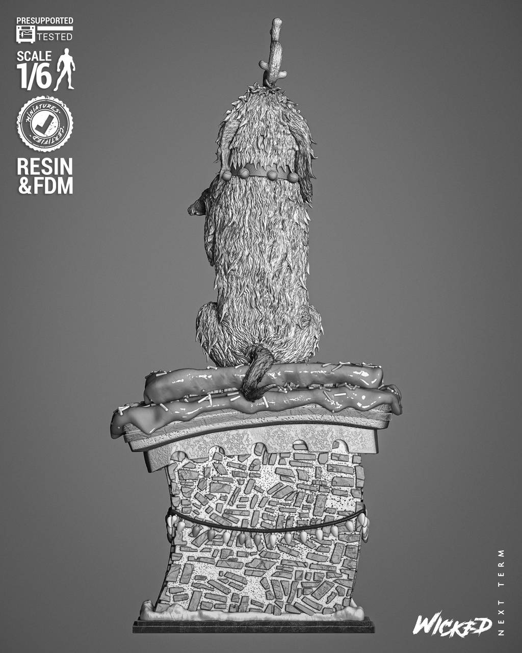 P站图纸印象馆 3DWicked 绿毛怪格林奇 麦克斯 3DWicked 绿毛怪格林奇 麦克斯