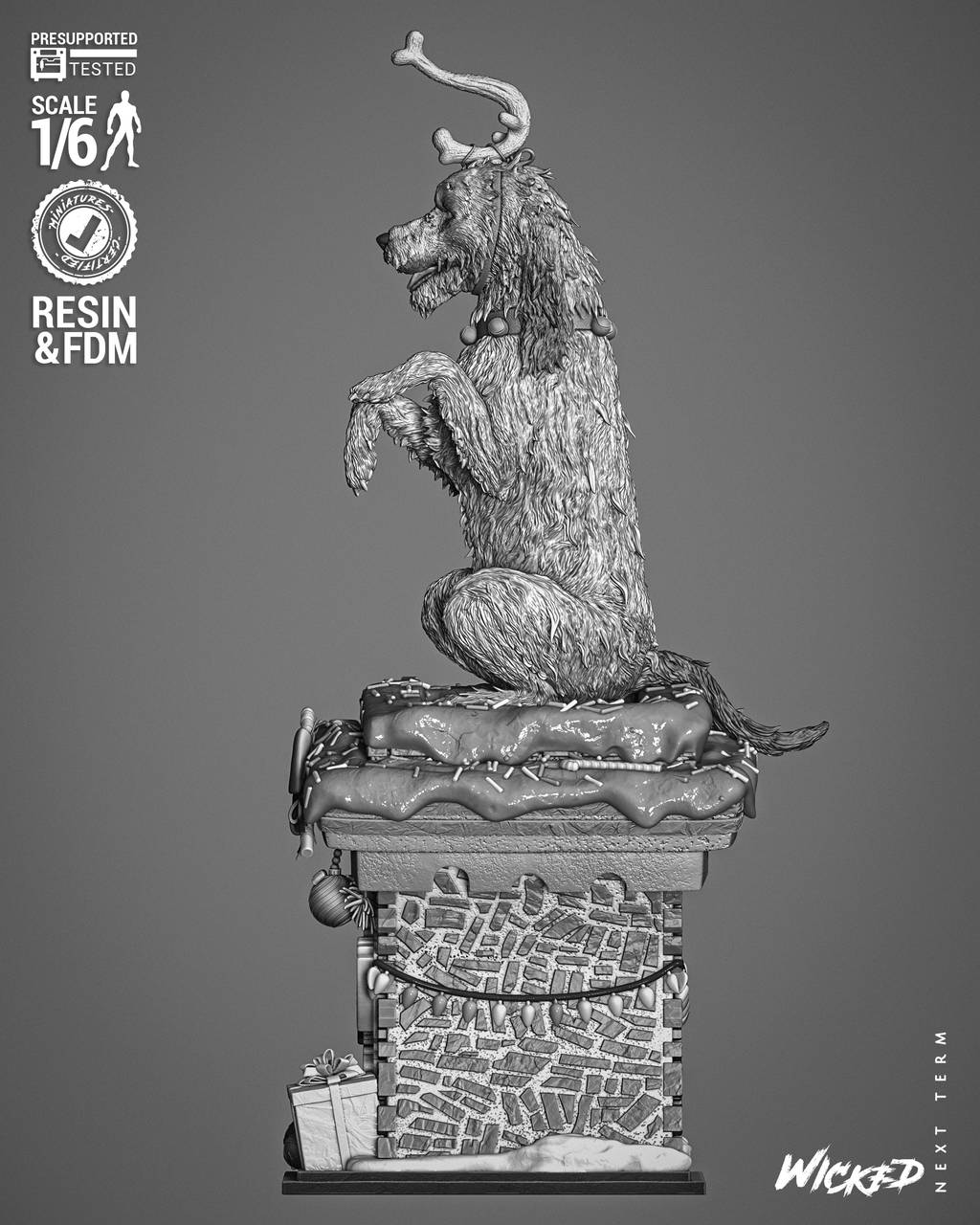 P站图纸印象馆 3DWicked 绿毛怪格林奇 麦克斯 3DWicked 绿毛怪格林奇 麦克斯