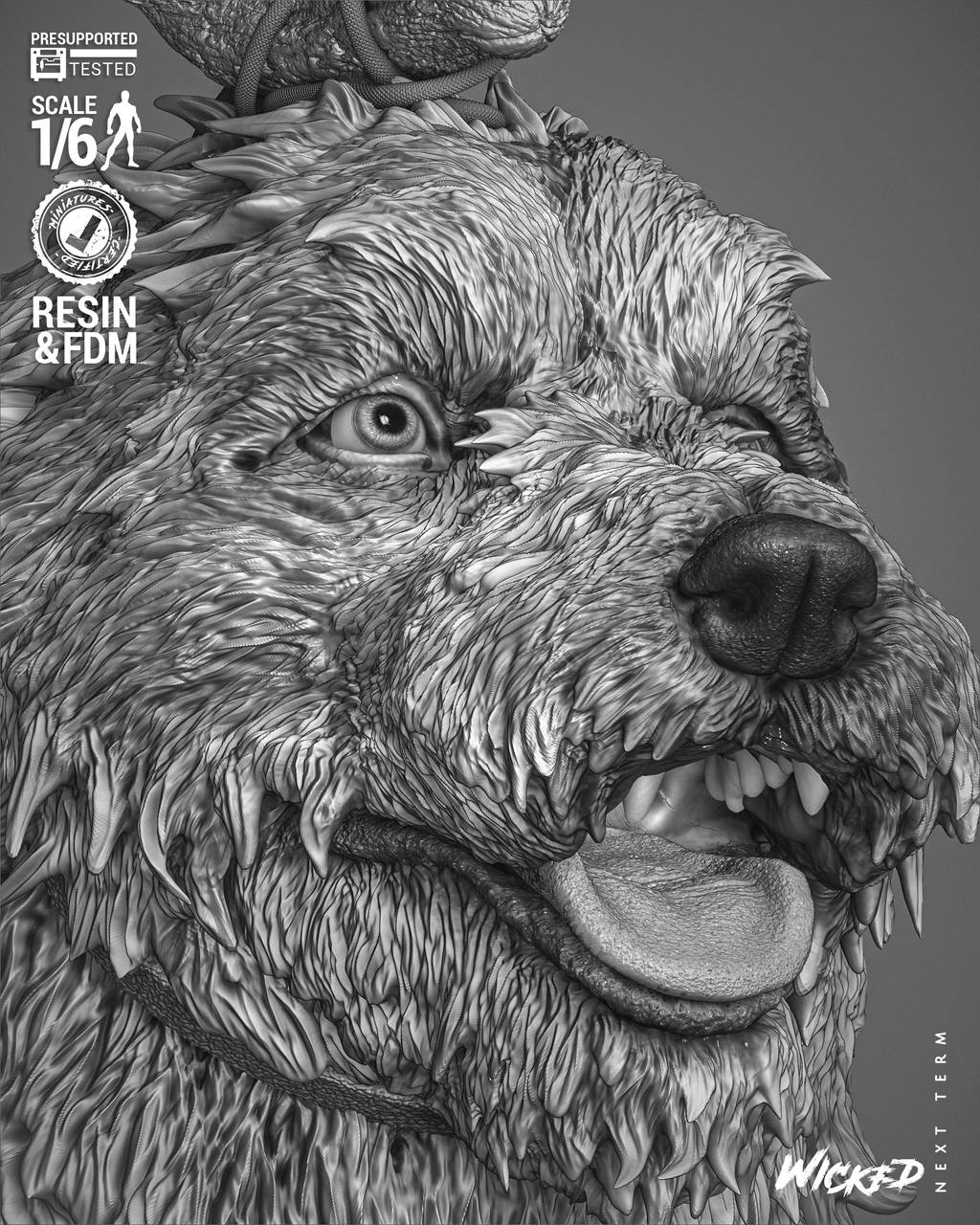 P站图纸印象馆 3DWicked 绿毛怪格林奇 麦克斯 3DWicked 绿毛怪格林奇 麦克斯