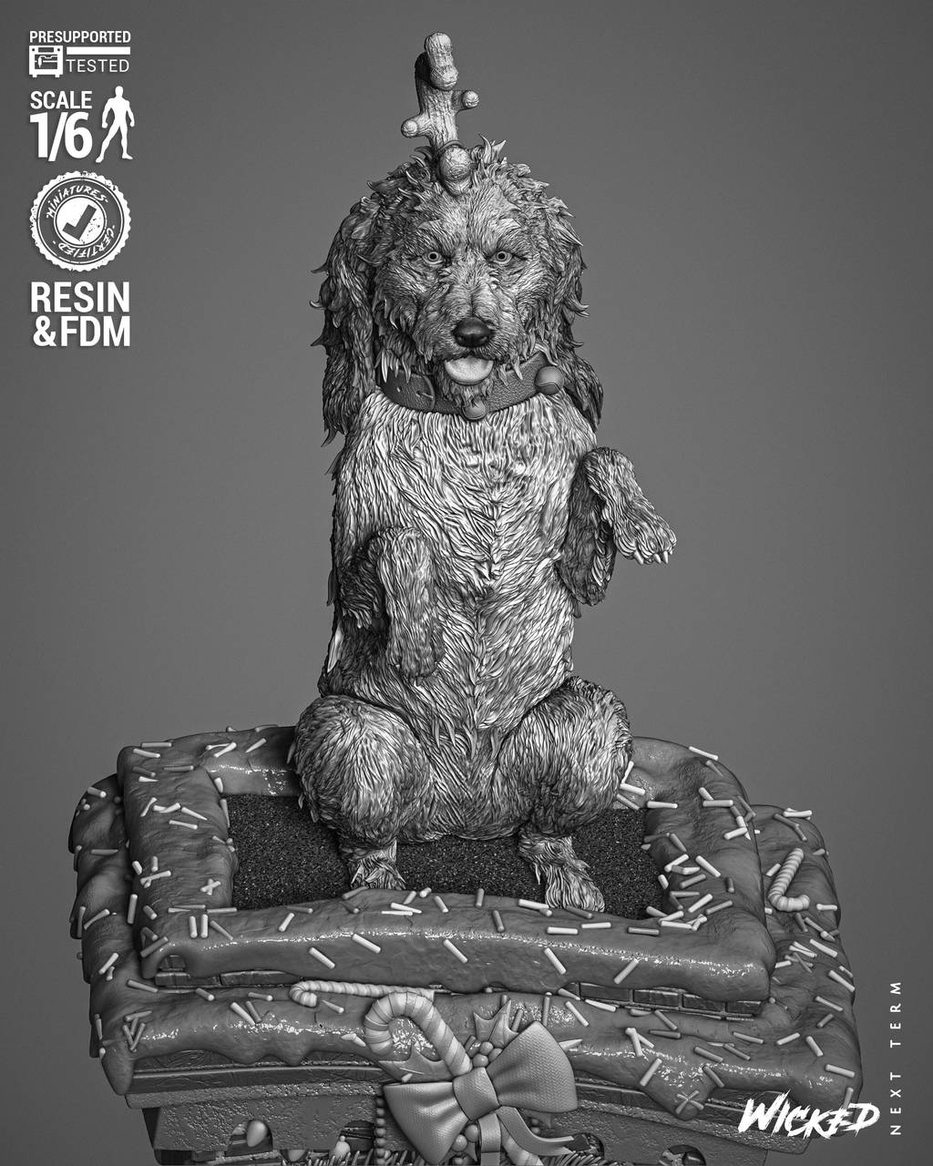 P站图纸印象馆 3DWicked 绿毛怪格林奇 麦克斯 3DWicked 绿毛怪格林奇 麦克斯