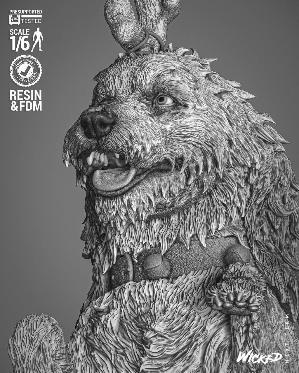 P站图纸印象馆 3DWicked 绿毛怪格林奇 麦克斯 3DWicked 绿毛怪格林奇 麦克斯