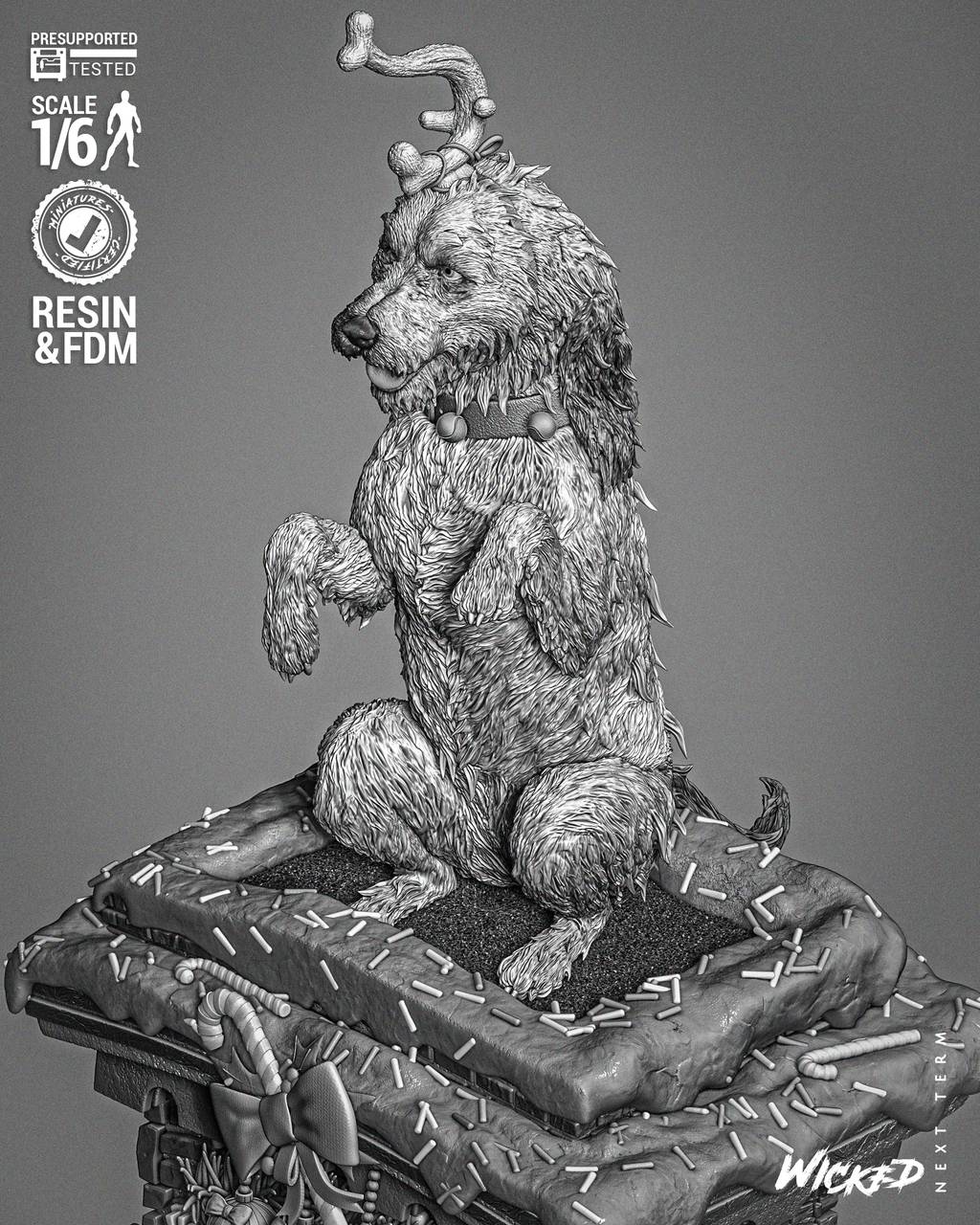 P站图纸印象馆 3DWicked 绿毛怪格林奇 麦克斯 3DWicked 绿毛怪格林奇 麦克斯