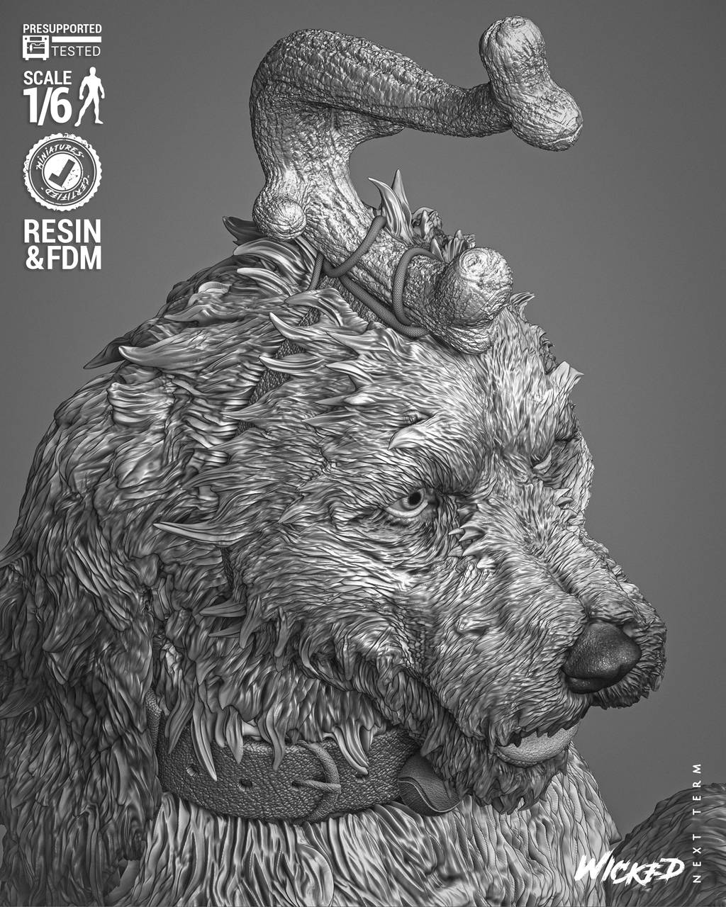 P站图纸印象馆 3DWicked 绿毛怪格林奇 麦克斯 3DWicked 绿毛怪格林奇 麦克斯