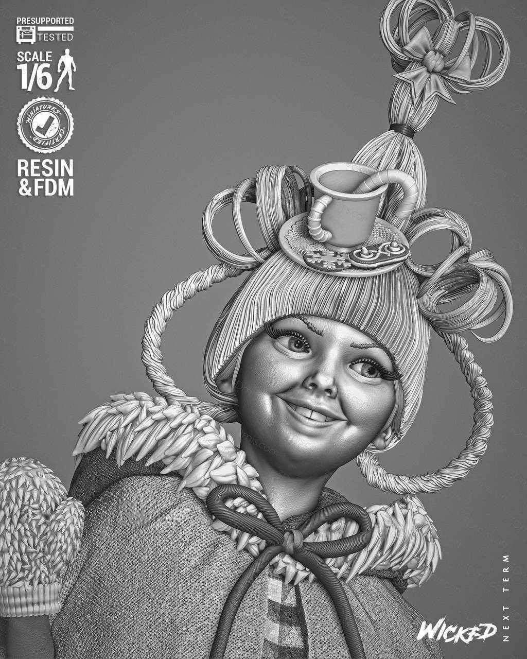 3DWicked 绿毛怪格林奇 辛迪·露