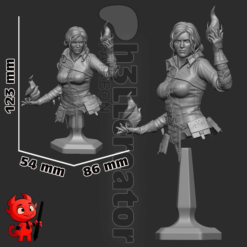 P站图纸印象馆 H3LL 猎魔人 特莉丝‧梅利葛德 H3LL 猎魔人 特莉丝‧梅利葛德