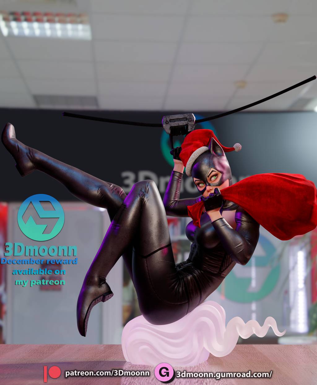 P站图纸印象馆 3Dmoonn DC漫画 猫女 3Dmoonn DC漫画 猫女