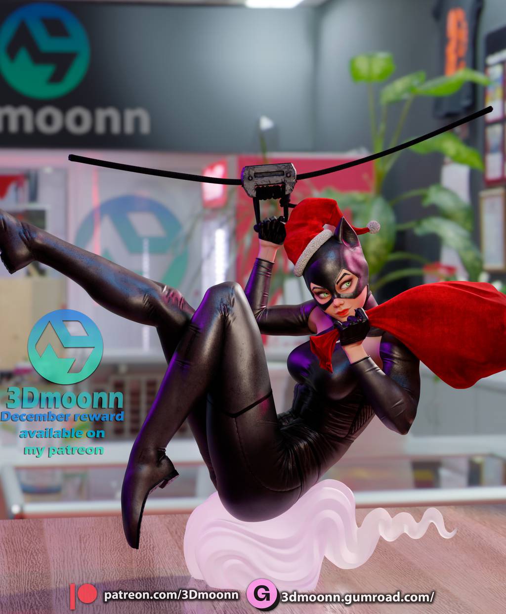 P站图纸印象馆 3Dmoonn DC漫画 猫女 3Dmoonn DC漫画 猫女