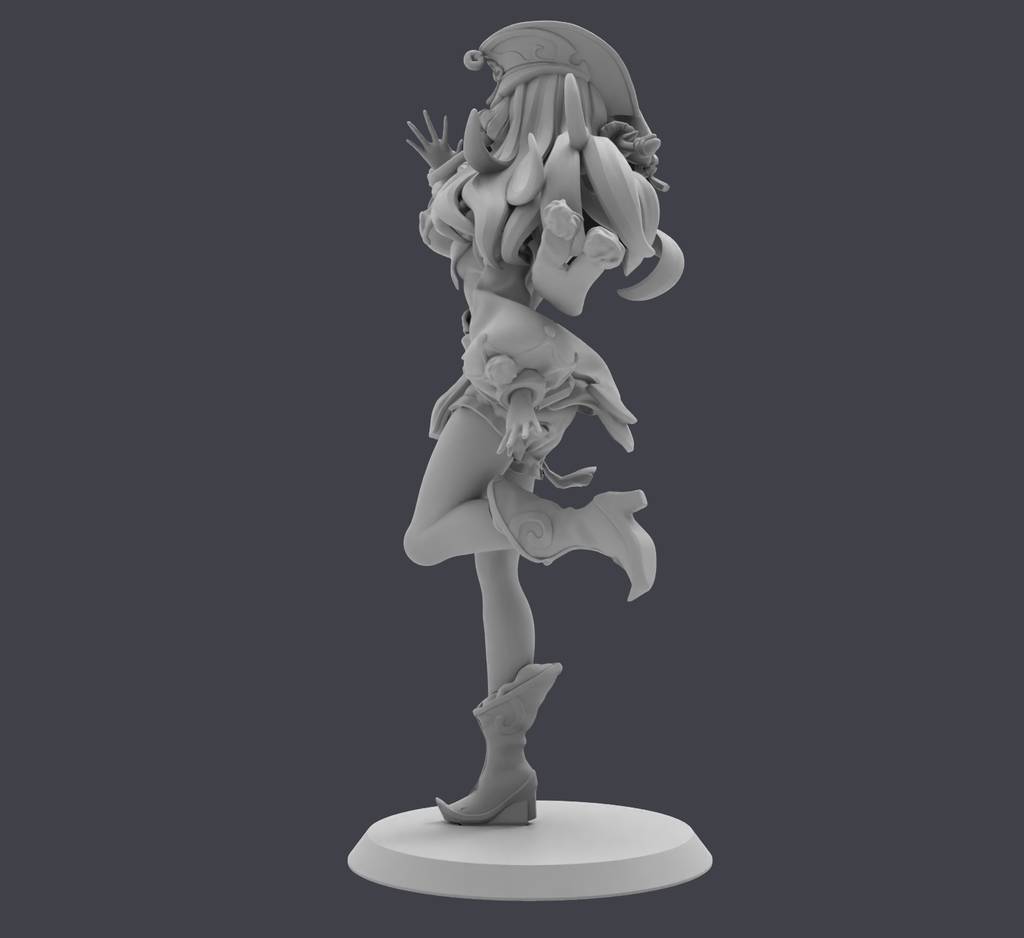 P站图纸印象馆 原神 烟绯 原神 烟绯