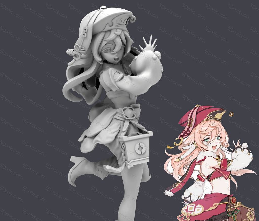 P站图纸印象馆 原神 烟绯 原神 烟绯