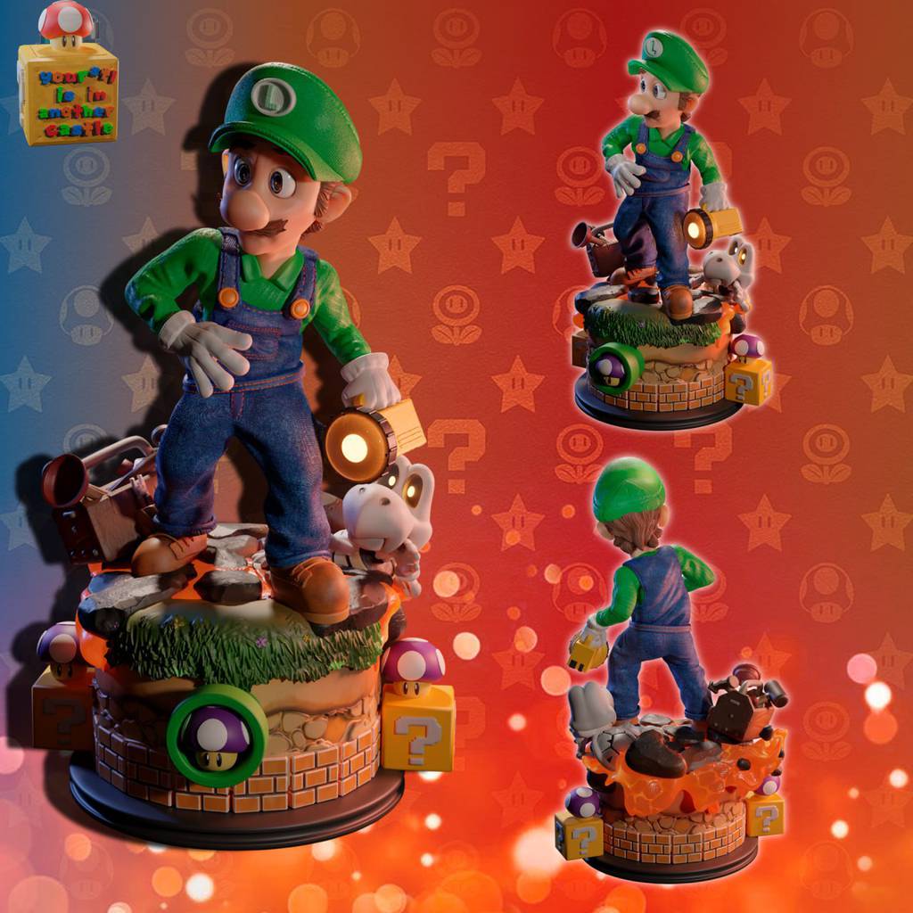 P站图纸印象馆 超级马里奥 路易吉 超级马里奥 路易吉