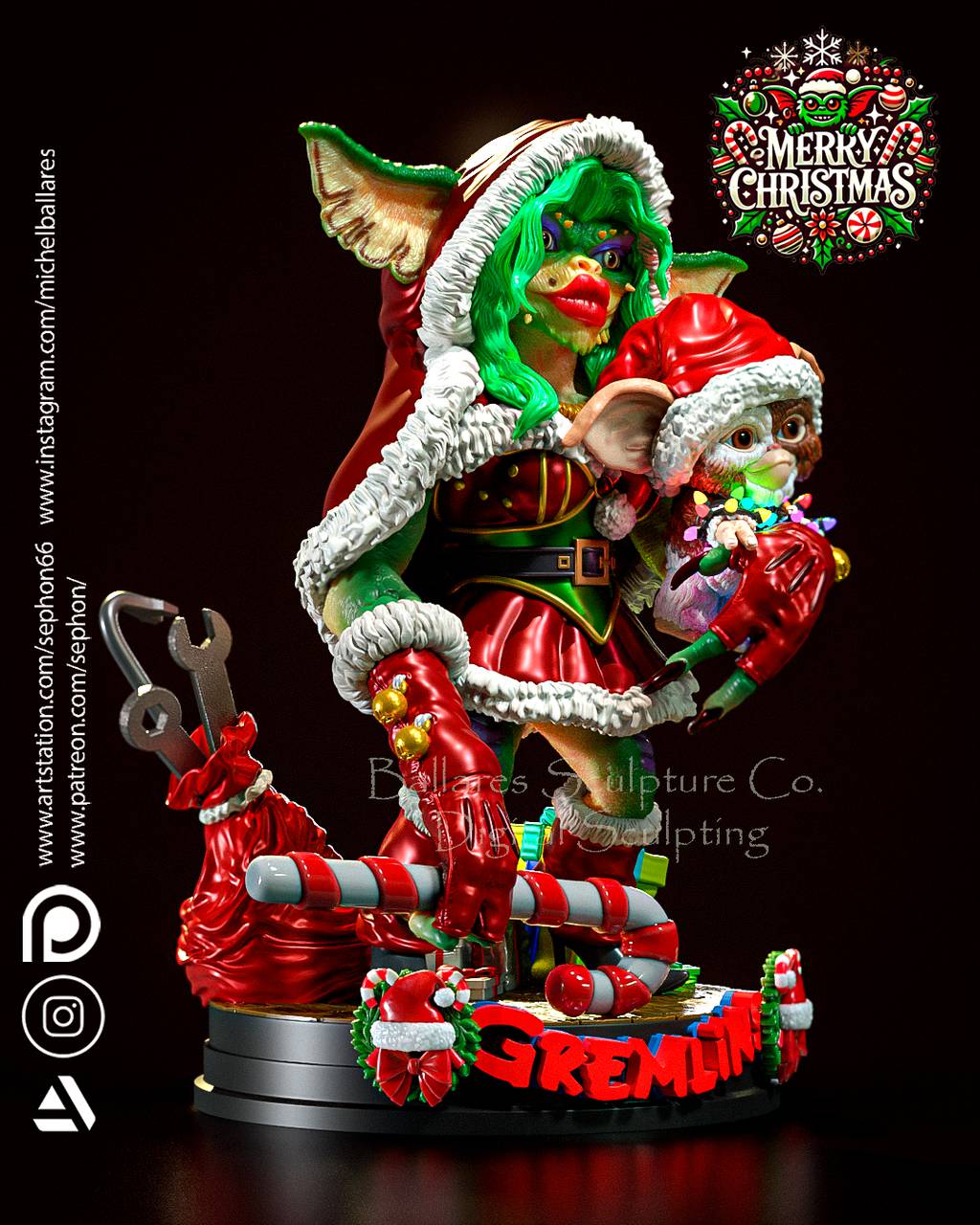 P站图纸印象馆 Geek MB 圣诞地精格蕾塔 Geek MB 圣诞地精格蕾塔