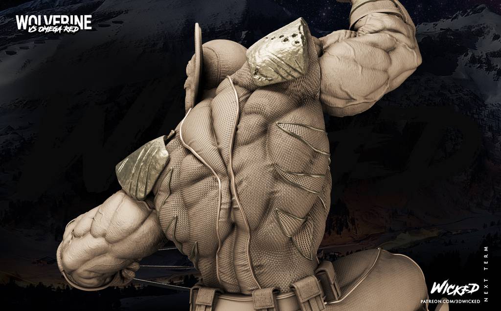 P站图纸印象馆 3DWicked 漫威 金钢狼 3DWicked 漫威 金钢狼