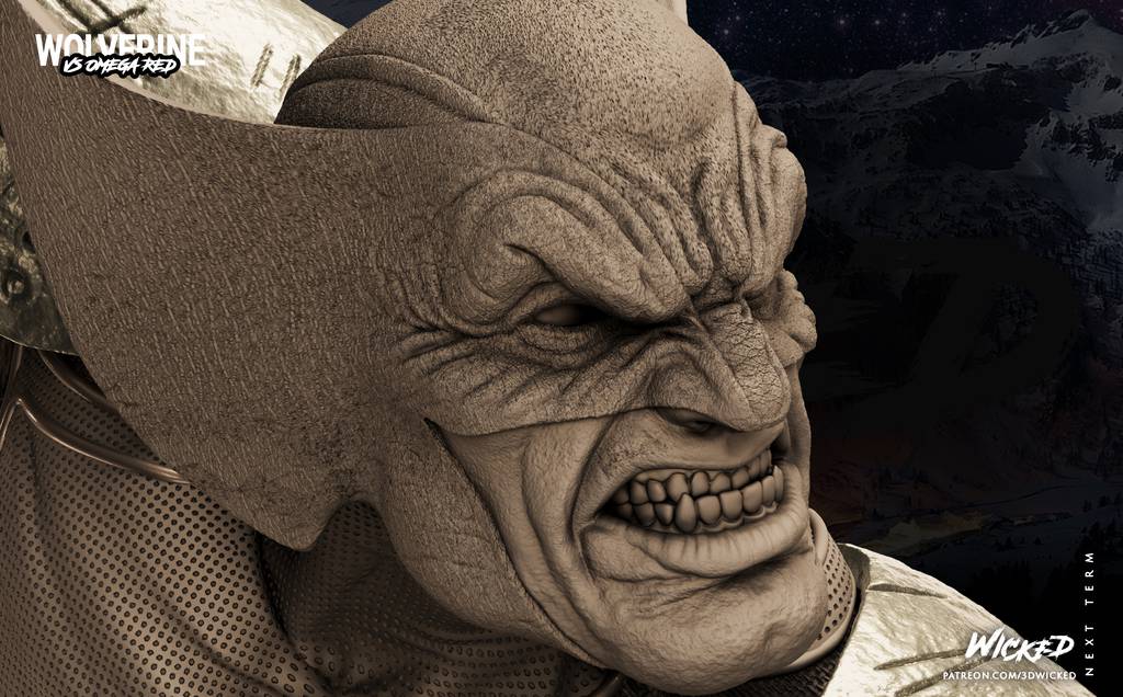 P站图纸印象馆 3DWicked 漫威 金钢狼对战红色欧米伽 3DWicked 漫威 金钢狼对战红色欧米伽