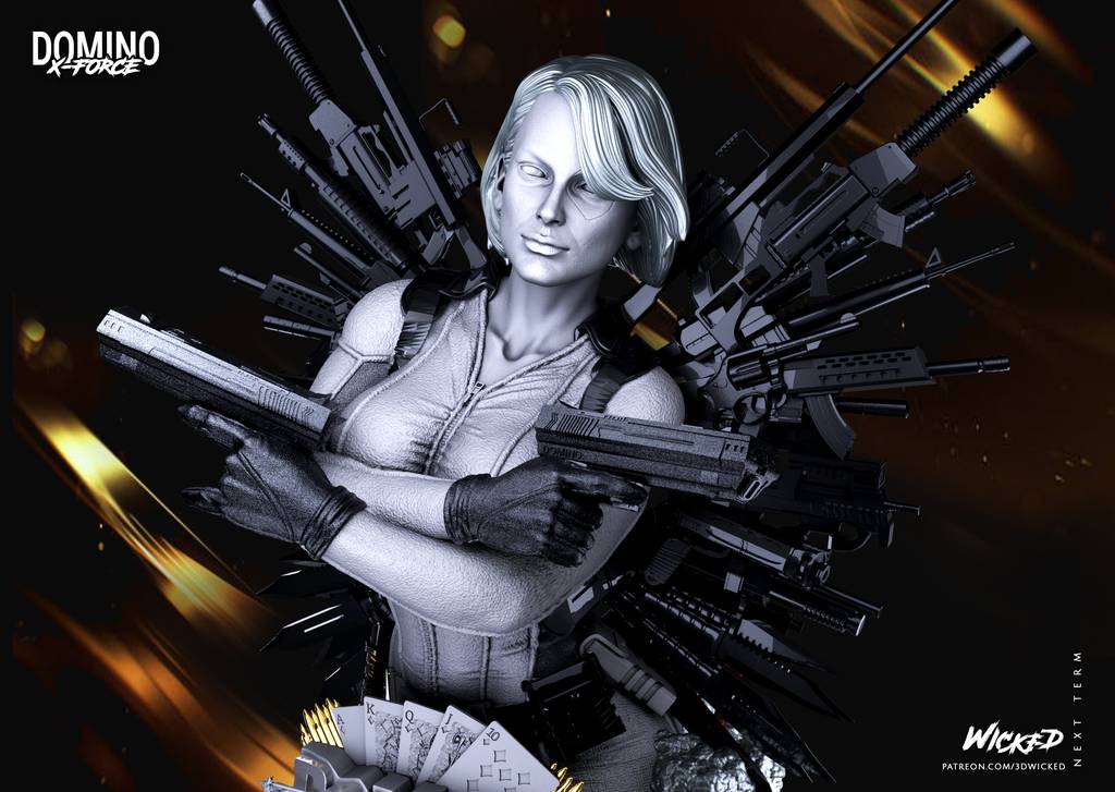 P站图纸印象馆 3DWicked 漫威 妮娜·瑟曼 3DWicked 漫威 妮娜·瑟曼