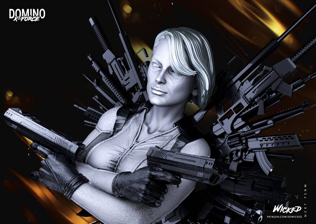 P站图纸印象馆 3DWicked 漫威 妮娜·瑟曼 3DWicked 漫威 妮娜·瑟曼