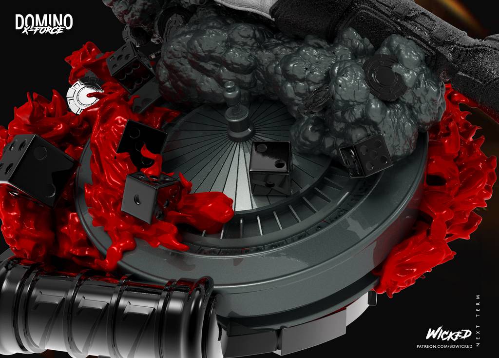 P站图纸印象馆 3DWicked 漫威 妮娜·瑟曼 3DWicked 漫威 妮娜·瑟曼