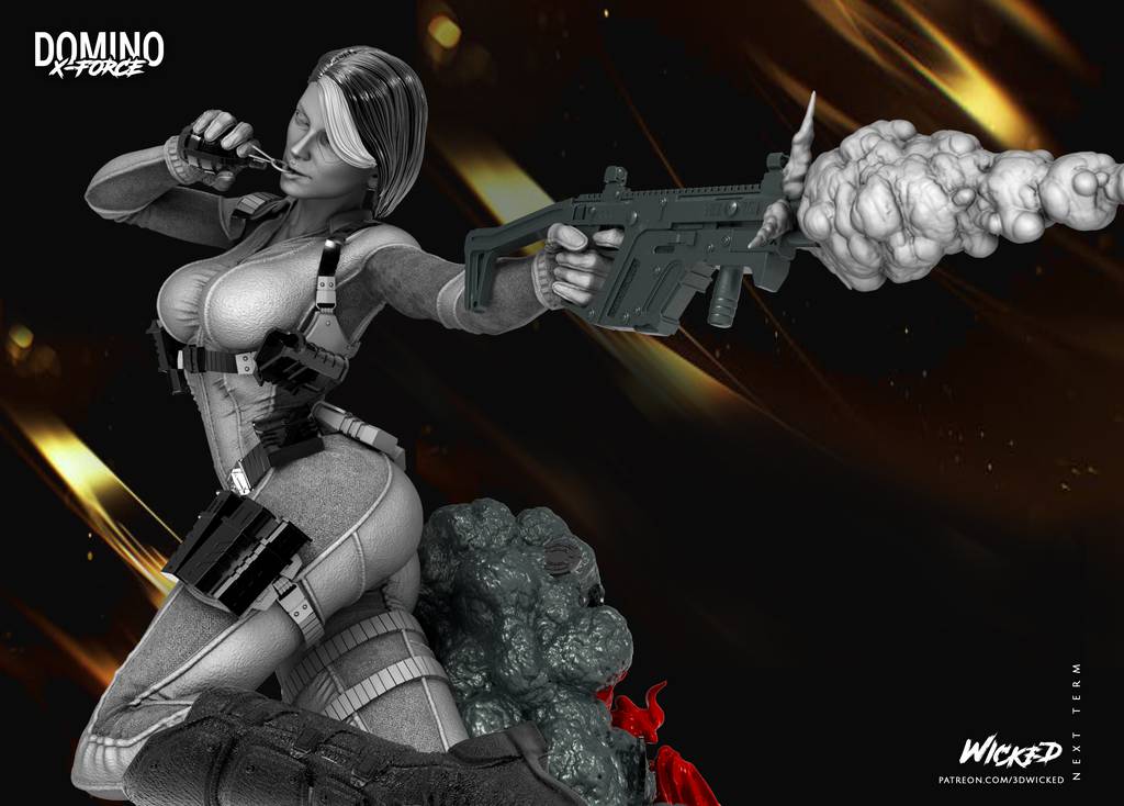 P站图纸印象馆 3DWicked 漫威 妮娜·瑟曼 3DWicked 漫威 妮娜·瑟曼