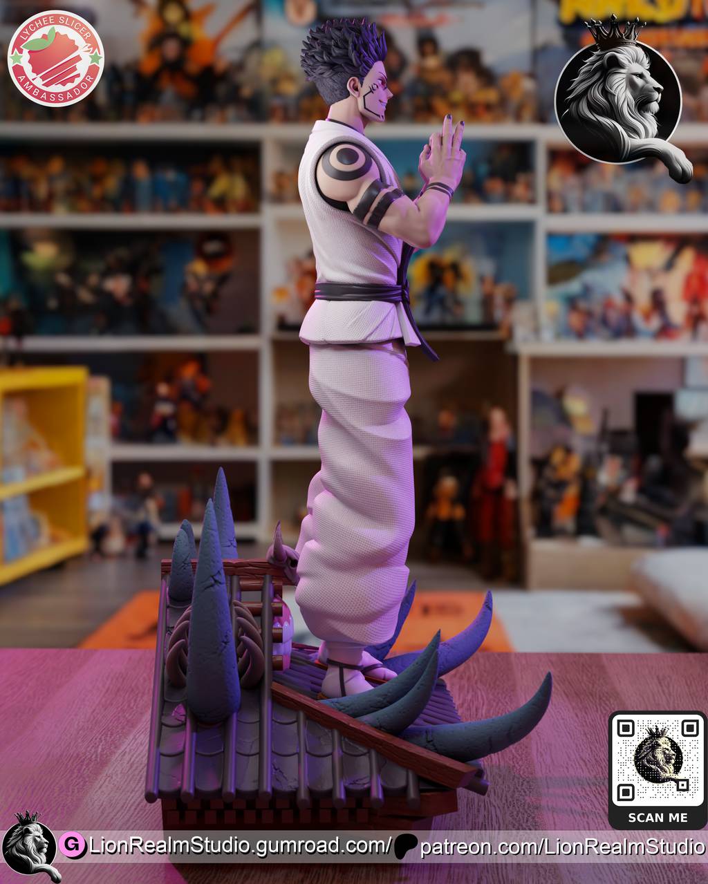 P站图纸印象馆 LionRealm 咒术回战 两面宿傩 LionRealm 咒术回战 两面宿傩