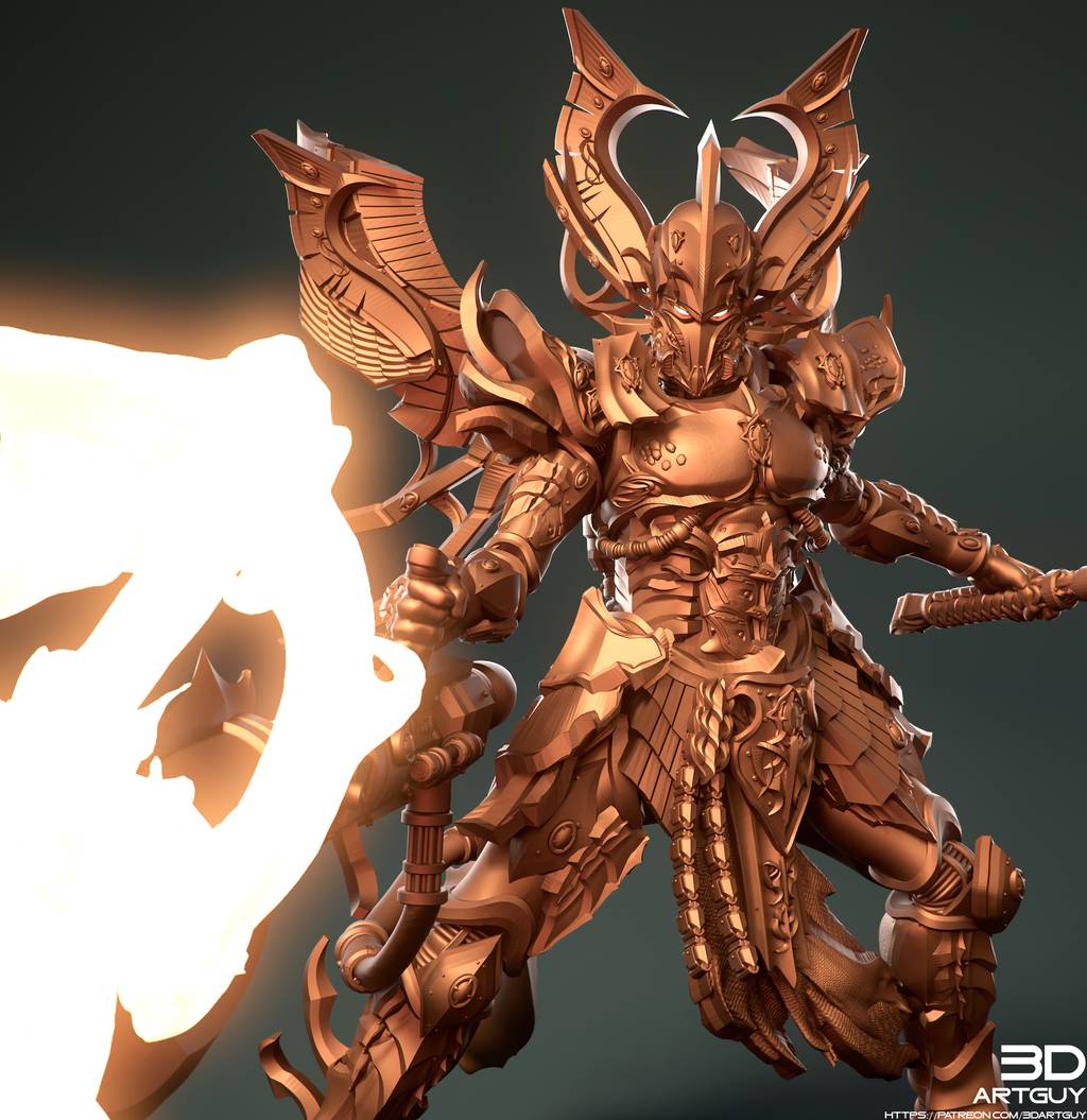 P站图纸印象馆 3DArtGuy 火精灵 3DArtGuy 火精灵