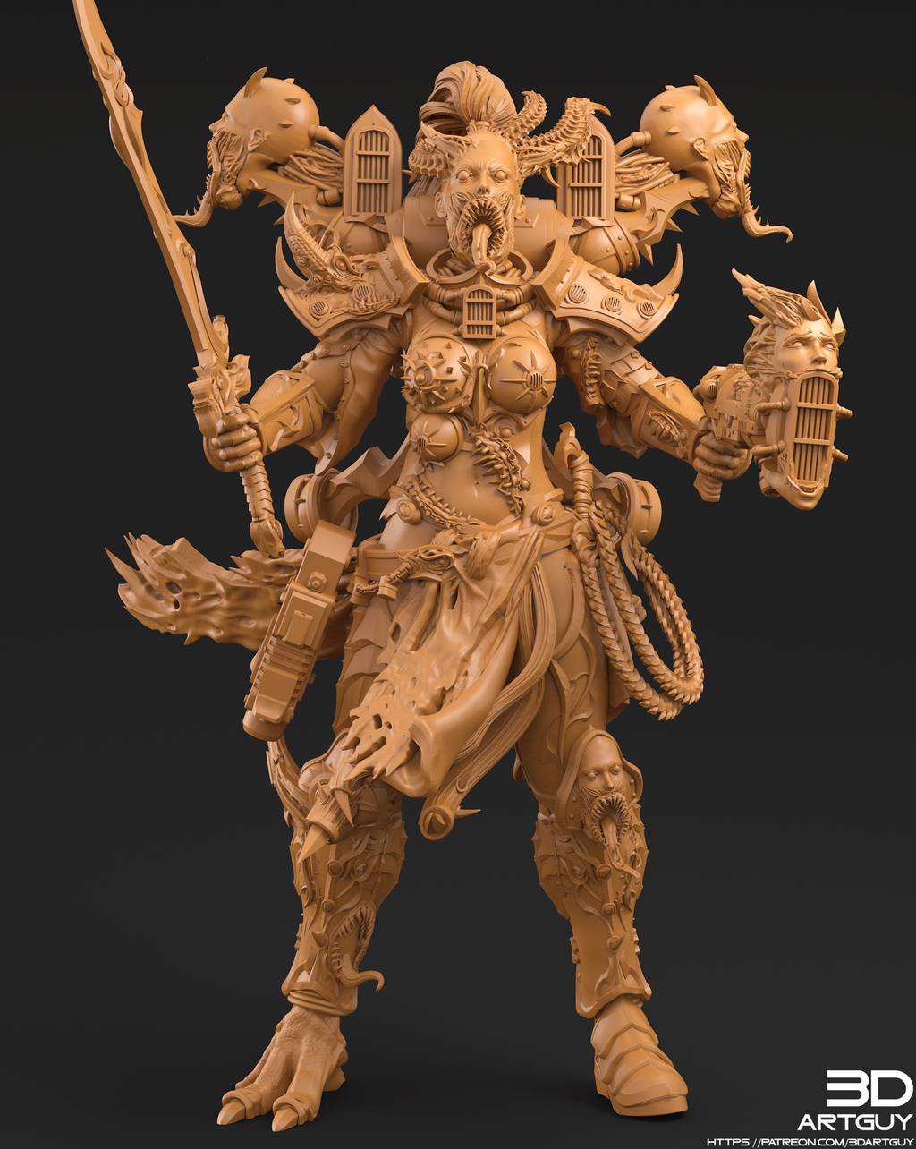 P站图纸印象馆 3DArtGuy 噪音姐妹 3DArtGuy 噪音姐妹