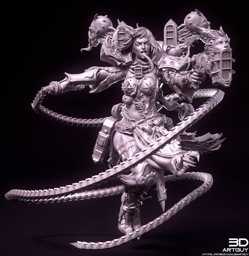 P站图纸印象馆 3DArtGuy 噪音姐妹 3DArtGuy 噪音姐妹