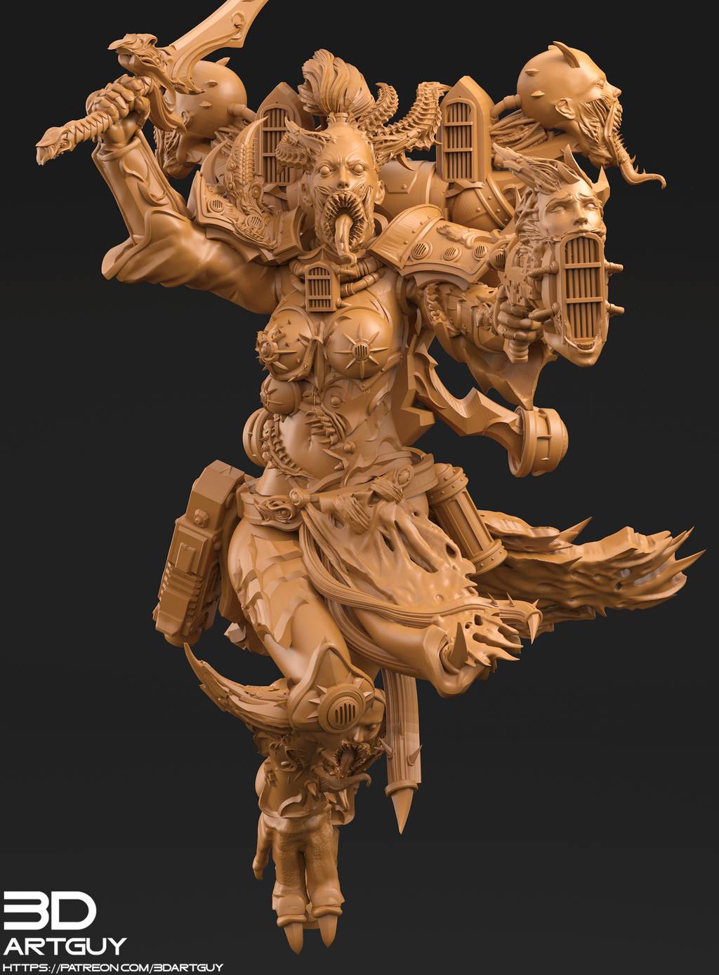 P站图纸印象馆 3DArtGuy 噪音姐妹 3DArtGuy 噪音姐妹