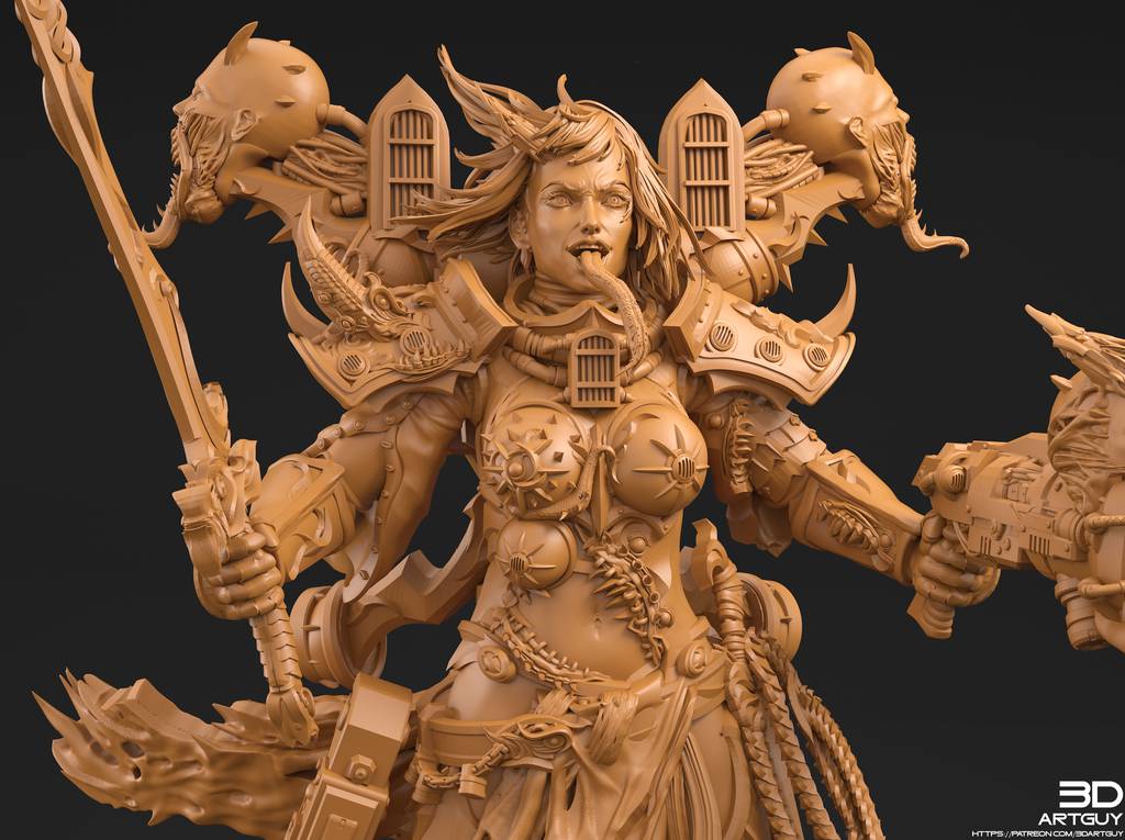 P站图纸印象馆 3DArtGuy 噪音姐妹 3DArtGuy 噪音姐妹