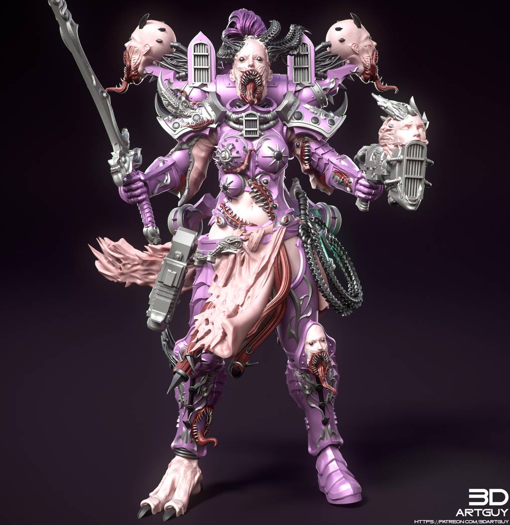 P站图纸印象馆 3DArtGuy 噪音姐妹 3DArtGuy 噪音姐妹