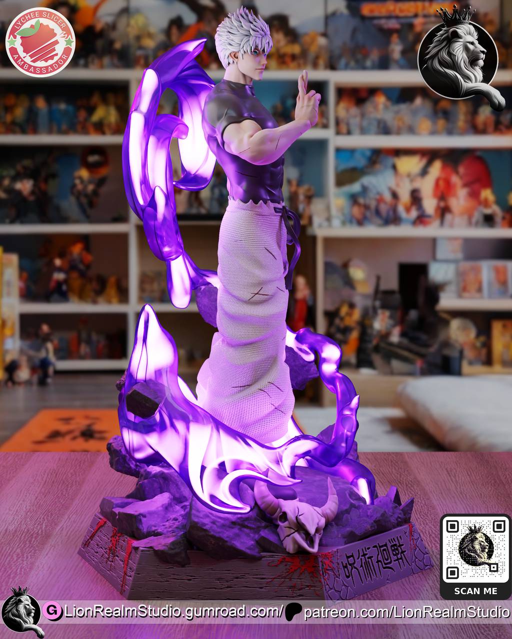 P站图纸印象馆 LionRealm 咒术回战 五条悟 LionRealm 咒术回战 五条悟