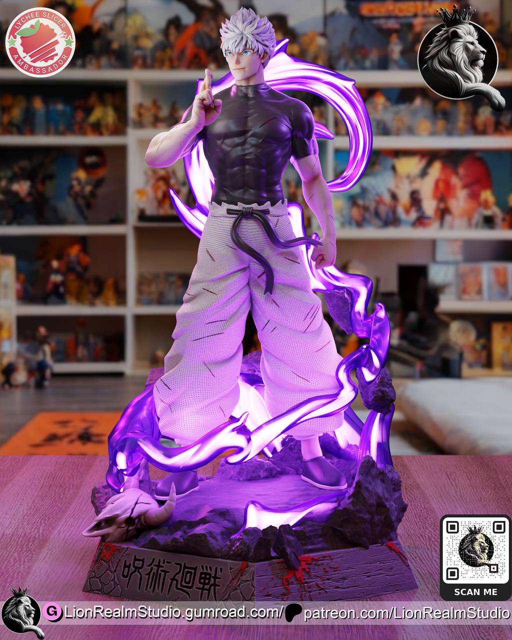 P站图纸印象馆 LionRealm 咒术回战 五条悟 LionRealm 咒术回战 五条悟