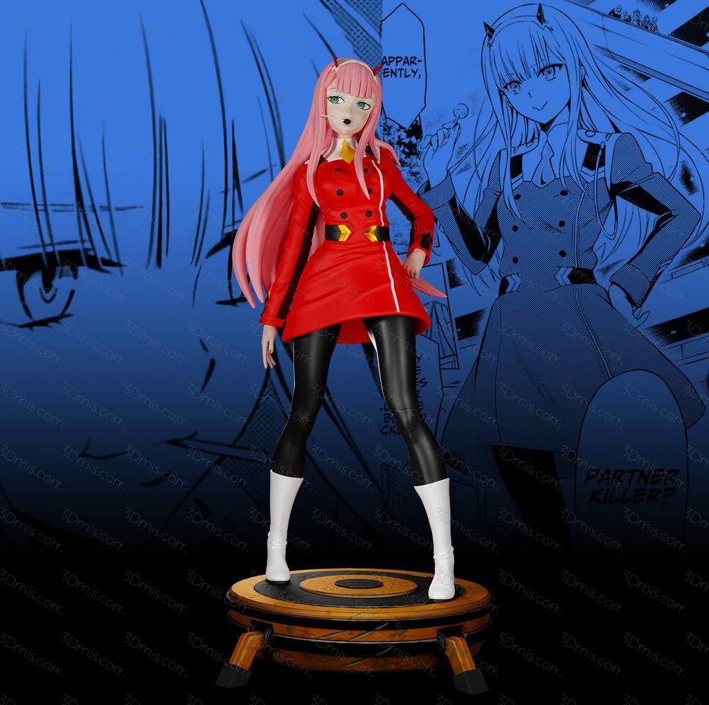 P站图纸印象馆 亲爱的弗兰克斯 零二 亲爱的弗兰克斯 零二