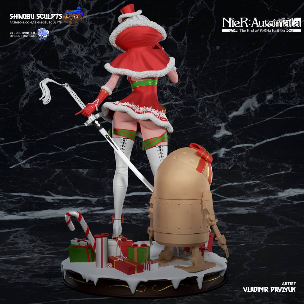 P站图纸印象馆 Shinobu Sculpts 尼尔 机械纪元 2B Shinobu Sculpts 尼尔 机械纪元 2B