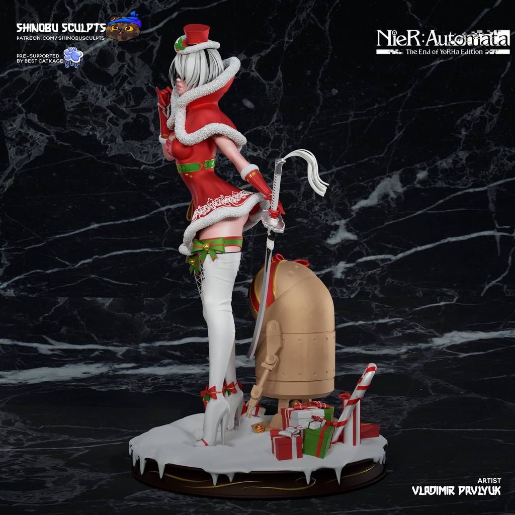 P站图纸印象馆 Shinobu Sculpts 尼尔 机械纪元 2B Shinobu Sculpts 尼尔 机械纪元 2B