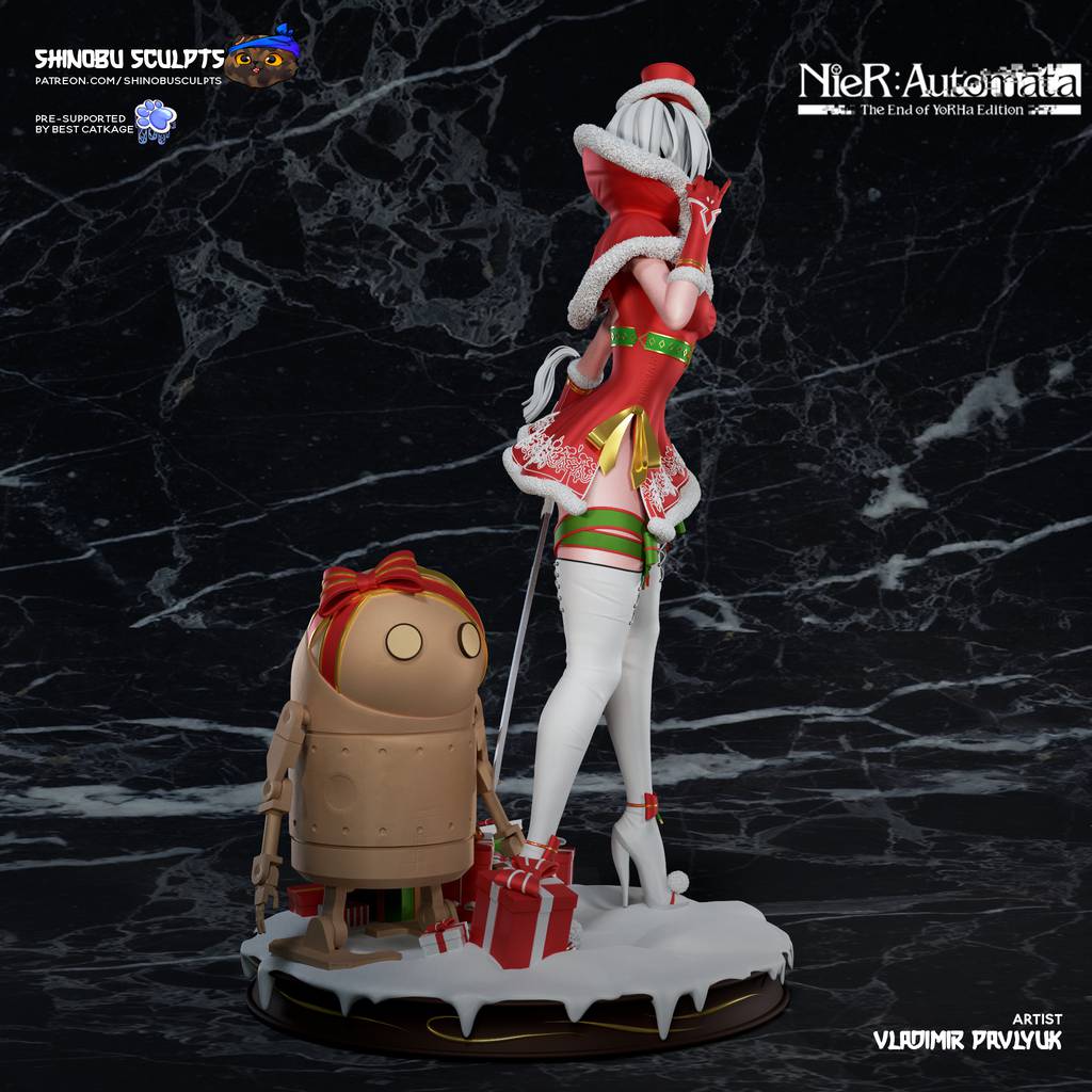 P站图纸印象馆 Shinobu Sculpts 尼尔 机械纪元 2B Shinobu Sculpts 尼尔 机械纪元 2B