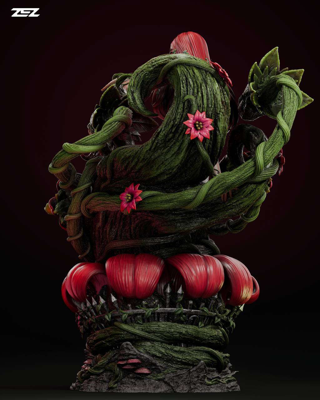 P站图纸印象馆 ZEZ STUDIOS DC漫画 毒藤女 ZEZ STUDIOS DC漫画 毒藤女