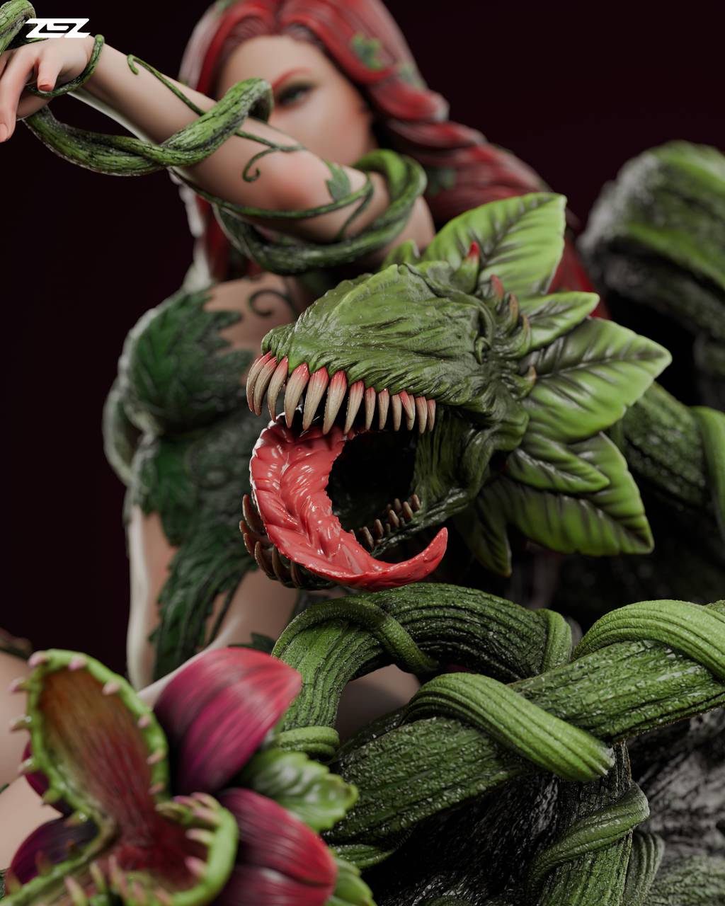 P站图纸印象馆 ZEZ STUDIOS DC漫画 毒藤女 ZEZ STUDIOS DC漫画 毒藤女