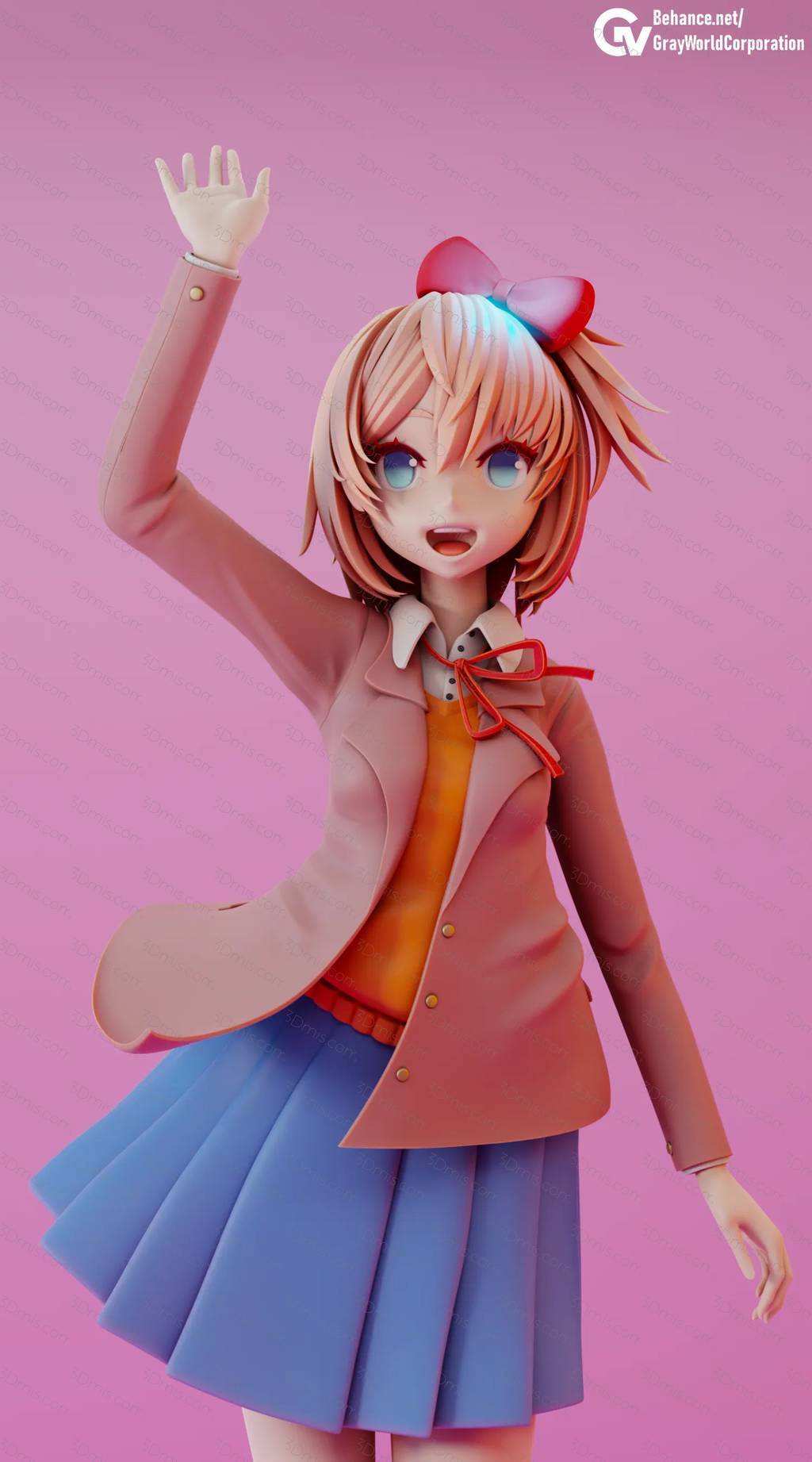 P站图纸印象馆 GrayWorld 心跳文学部 纱世里 GrayWorld 心跳文学部 纱世里