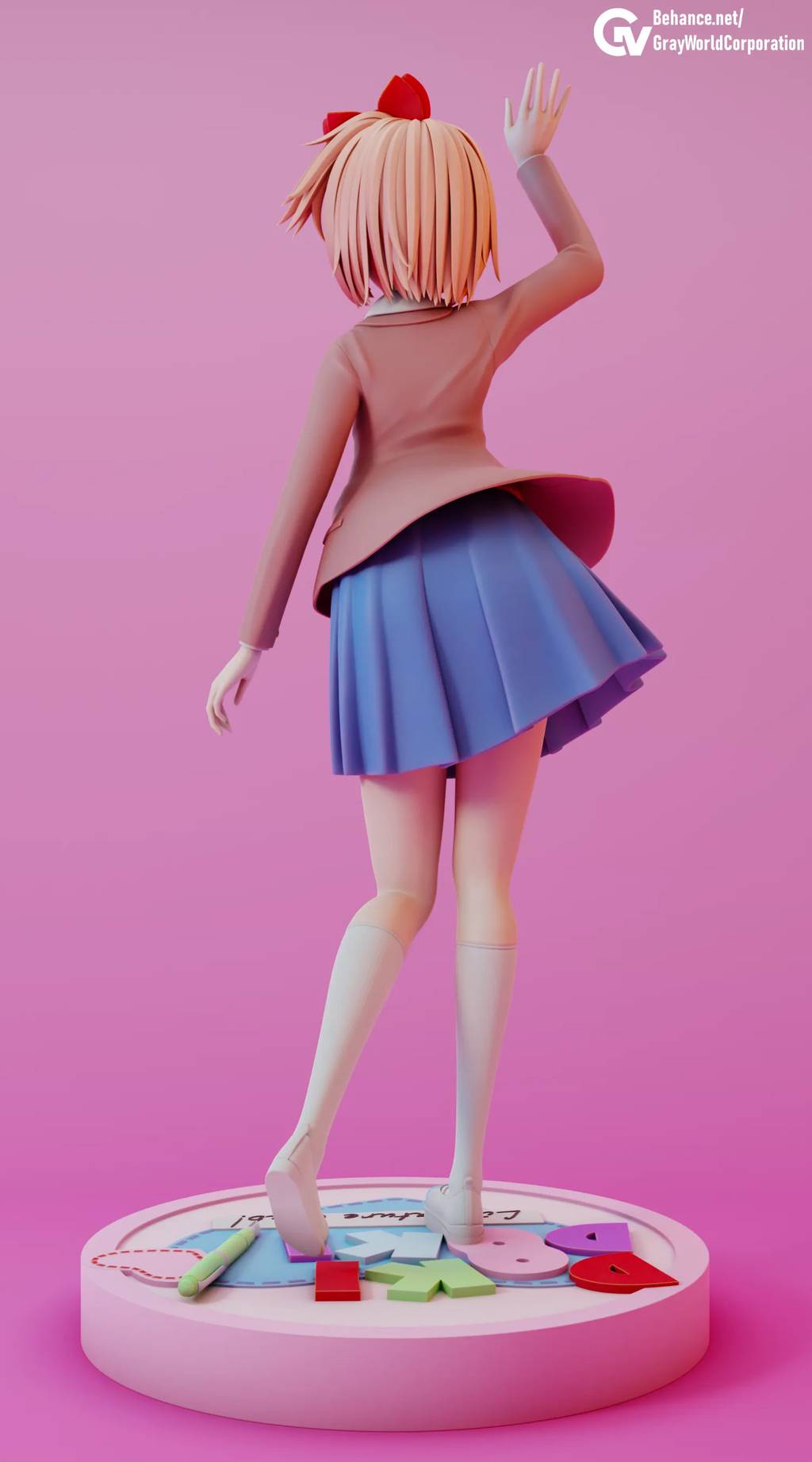 P站图纸印象馆 GrayWorld 心跳文学部 纱世里 GrayWorld 心跳文学部 纱世里